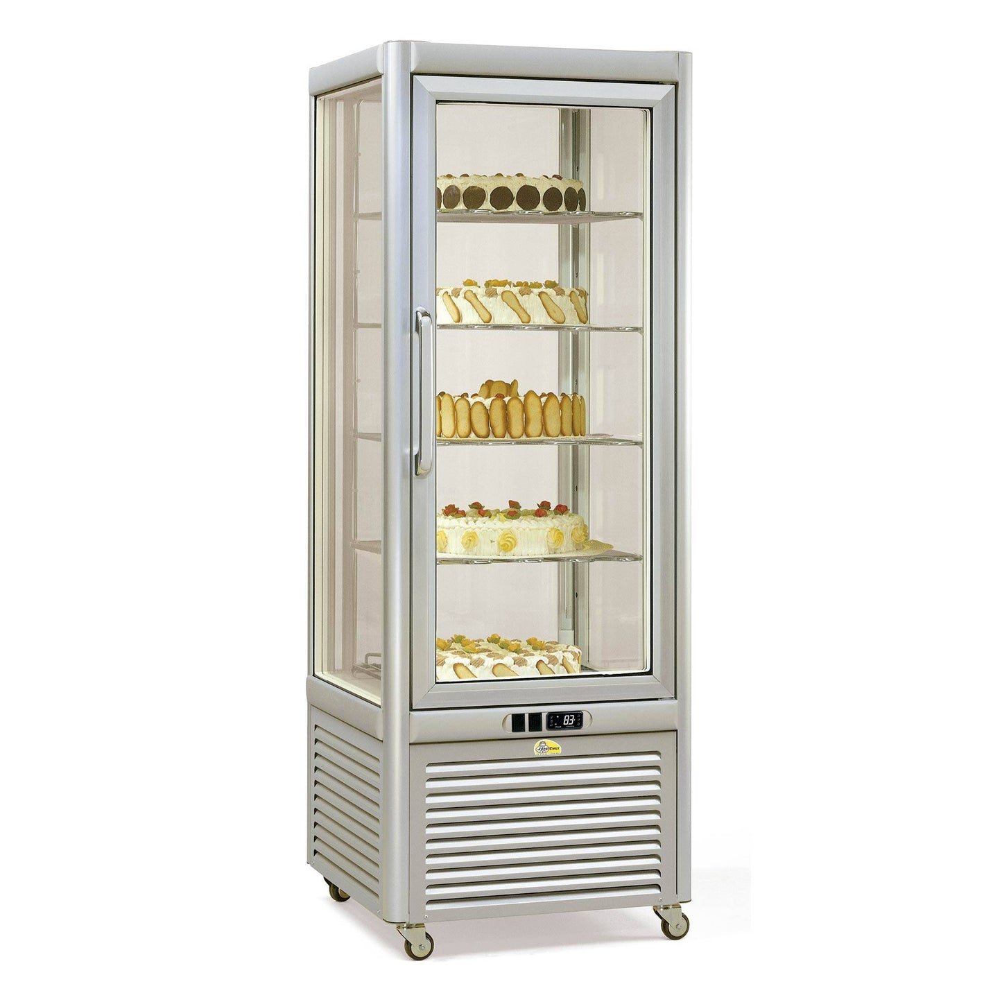 PRISMA 400 R TN - ARMARIO REFRIGERADO 4 CARAS DE CRISTAL PASTELERÍA