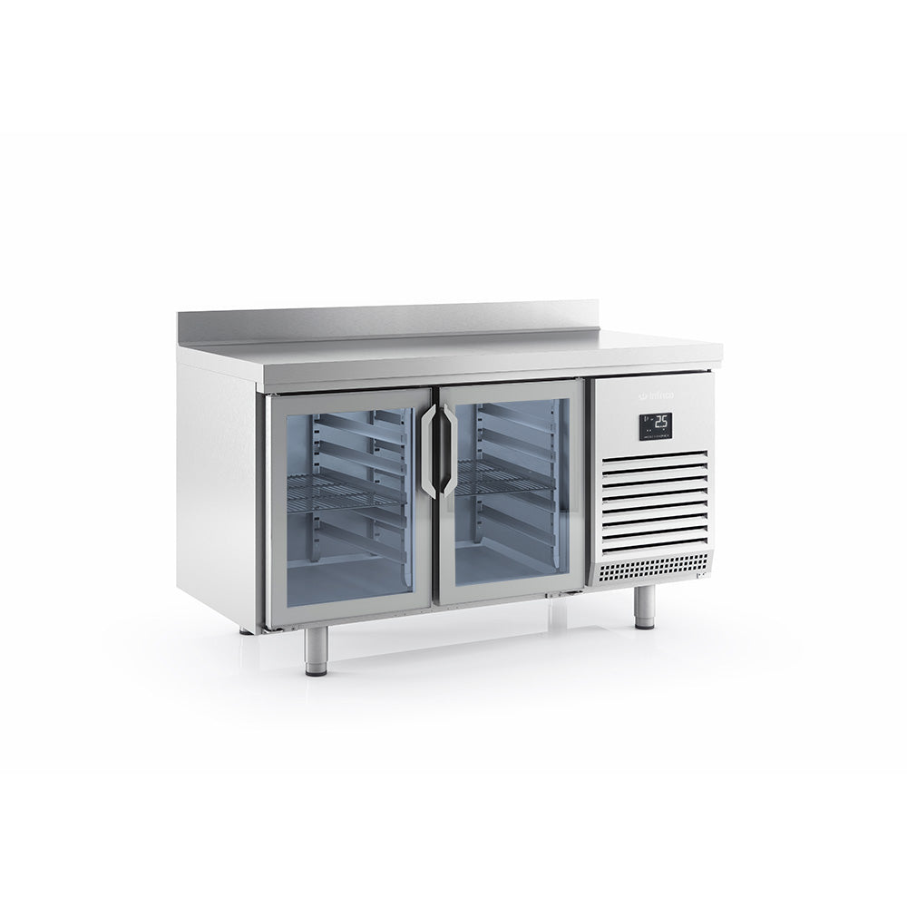 BMGN 1470 CR - MESA DE REFRIGERACIÓN 2 PUERTAS CRISTAL