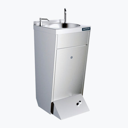 LAVAMANOS DE PIE CON CAÑO GIRATORIO