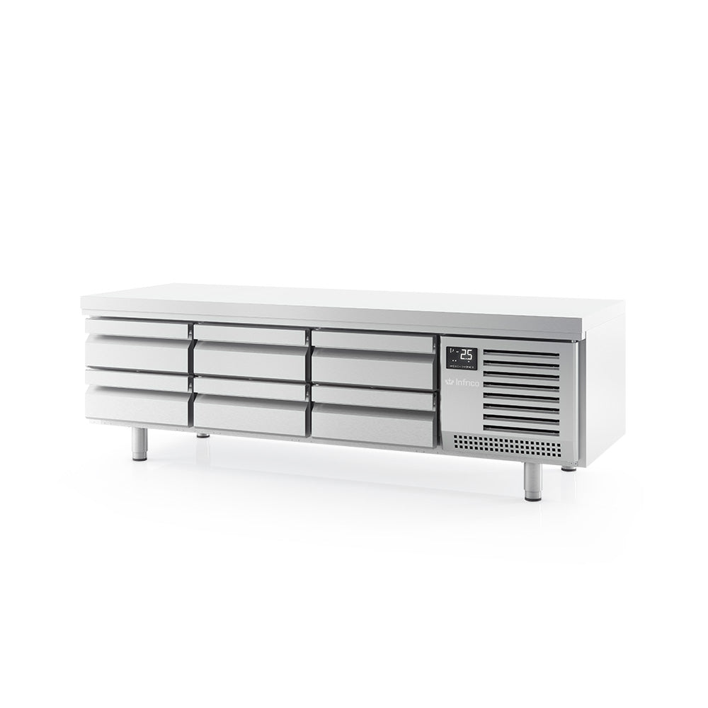 MSG 2000 - MESA BAJA REFRIGERADA 6 CAJONES