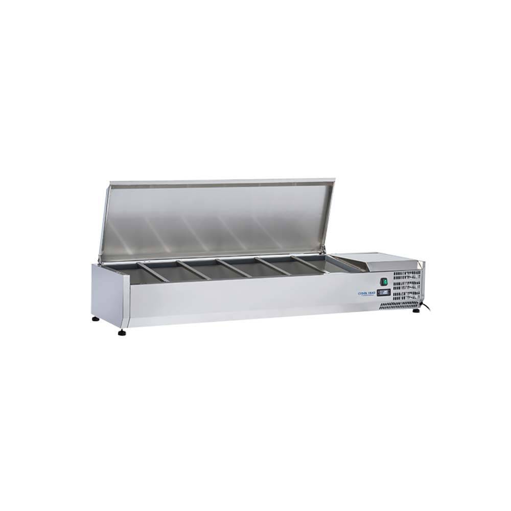 VRX 15/38 INOX - VITRINA REFRIGERANTE TAPA INOXIDABLE
