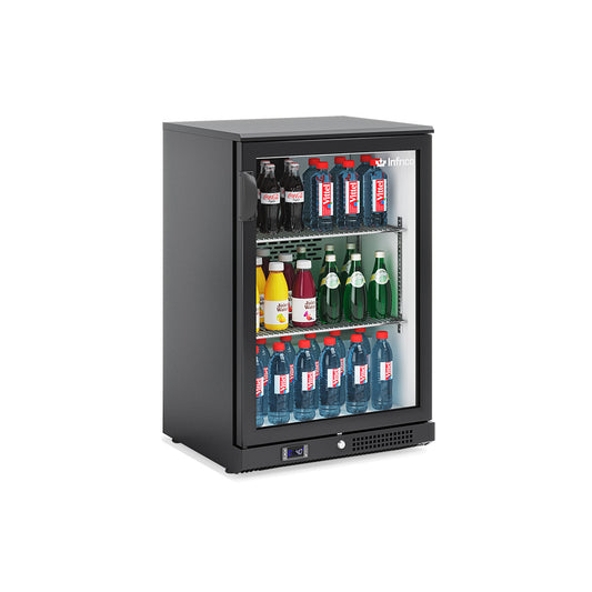 ERV 15 - EXPOSITOR REFRIGERADO 1 PUERTA CRISTAL NEGRO