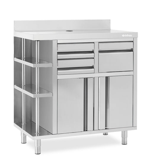 MCAF 1000 CD - MUEBLE MESA CAFETERA CON TOLVA