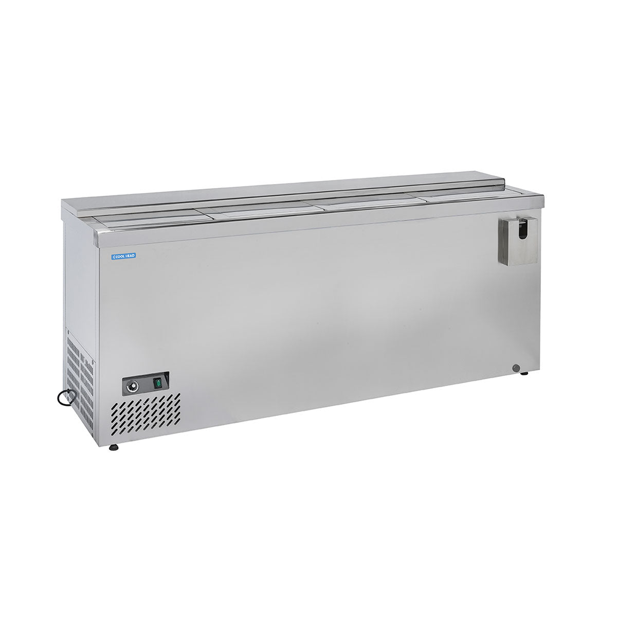 BTL 2000 - MESA FRÍA BOTELLERO ACERO INOX 4 PUERTAS